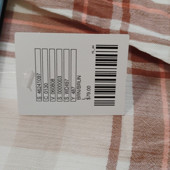 Urban Outfitters | Cream & Brown Short Sleeve Maxi Dress | Women's L | NWT - Picture 4 of 5